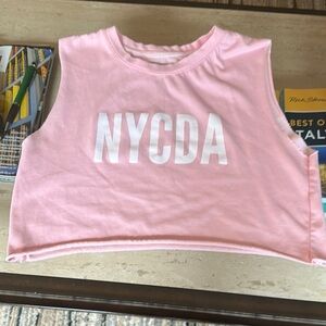 Pink NYCDA Crop Top